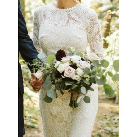 BHLDN Tenley Size 14 (street 10) Wedding dress - Picture 2 of 9